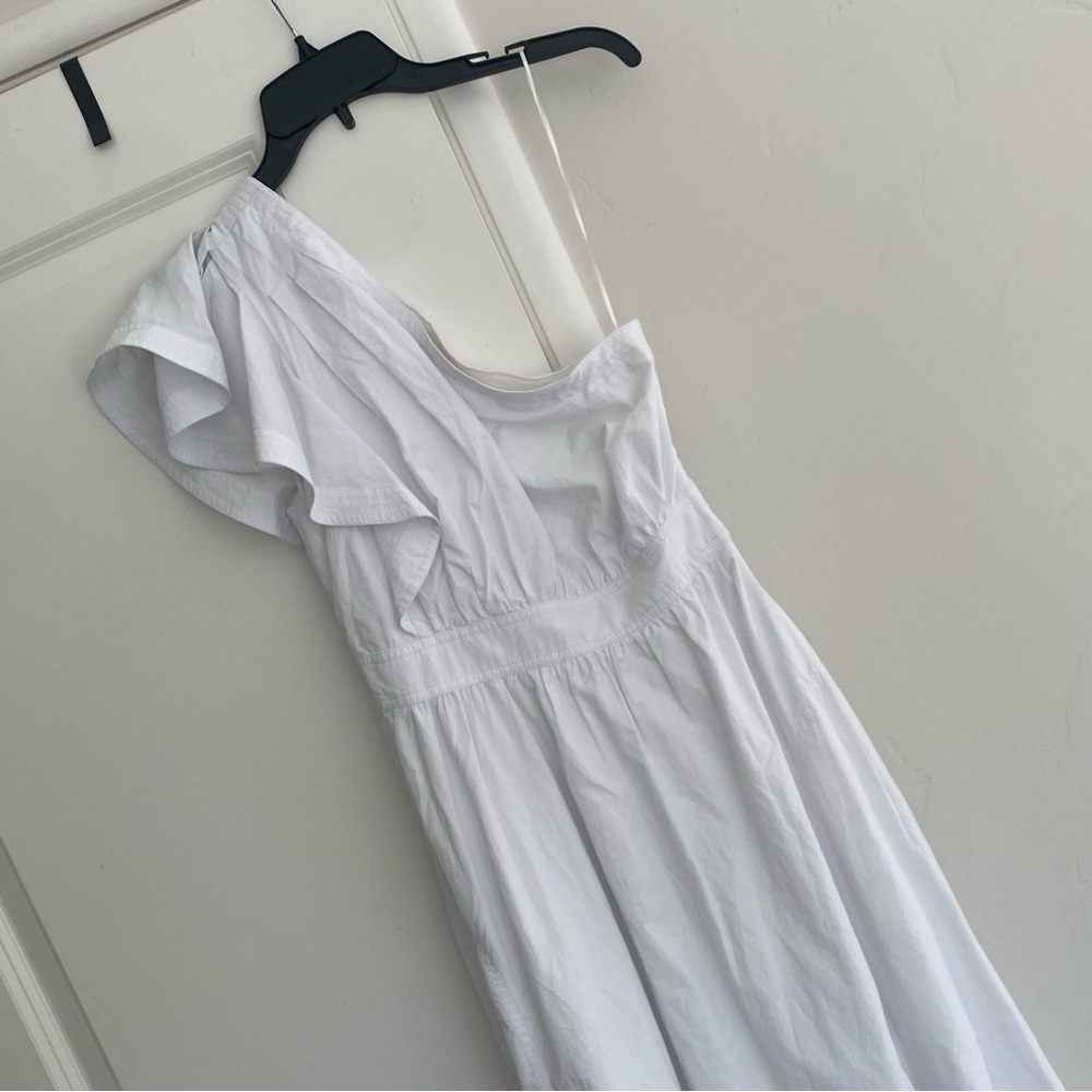 Madewell Ruffled One-Shoulder Midi Dress - Picture 4 of 6